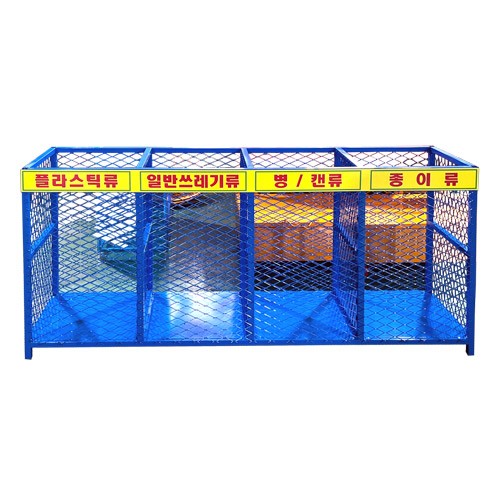 105-9. 철재망 분리수거대D 100L